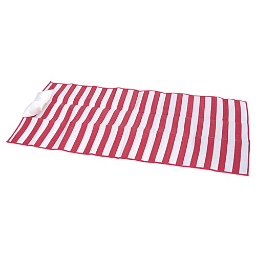 Additional Image 2 - a green and white striped blanket
