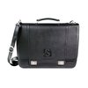View Image 2 of 3 of Millennium Leather Deluxe Laptop Saddle Bag