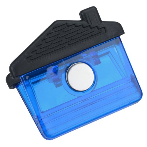 Additional Image 1 - a blue plastic container with a black top