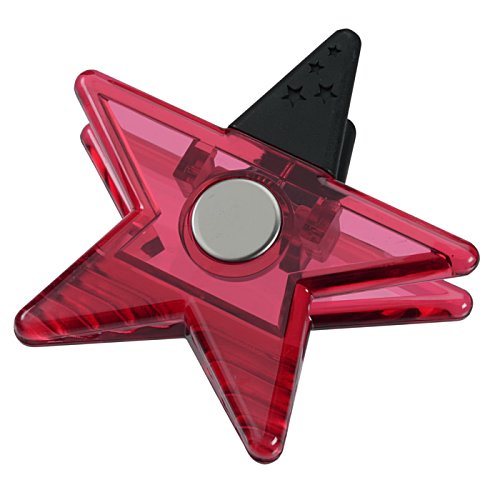 Additional Image 1 - a red star shaped object with a silver circle