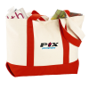 View Image 5 of 5 of Marketplace Snap Closure Tote Bag - Embroidered