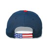 Additional Thumbnail Image 1 - a blue hat with a red and white stripe