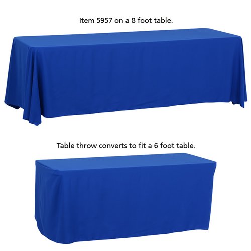Additional Image 2 - a blue tablecloth on a white background