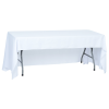 View Image 2 of 3 of Open-Back Polyester Table Throw - 6' - Front Panel - Full Color
