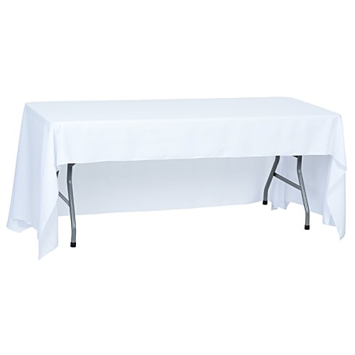 Additional Image 1 - a white table cloth on a white background