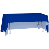View Image 2 of 6 of Laser Edge Open-Back Table Throw - 6' - Full Color
