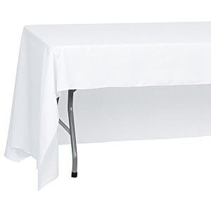 Additional Image 1 - a white tablecloth on a white background