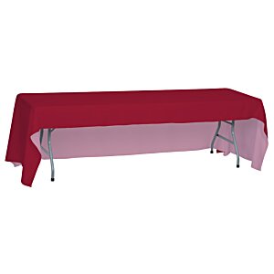 Additional Image 1 - a table with a red tablecloth