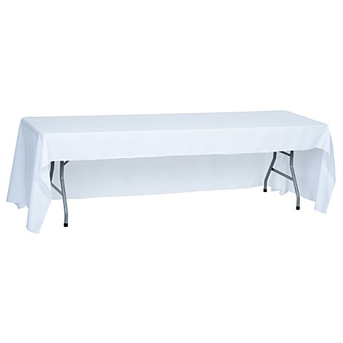 Additional Image 1 - a white table with a white tablecloth