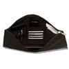 Additional Thumbnail Image 2 - a black face mask with silver stripes