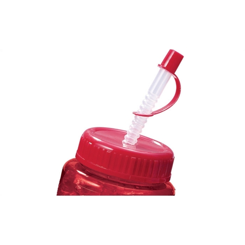 Additional Image 1 - a red plastic bottle with a straw