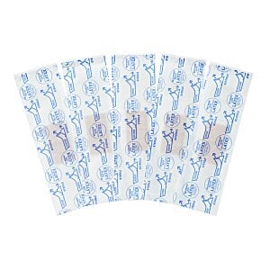 Additional Image 1 - a fan shaped fan with blue and red design