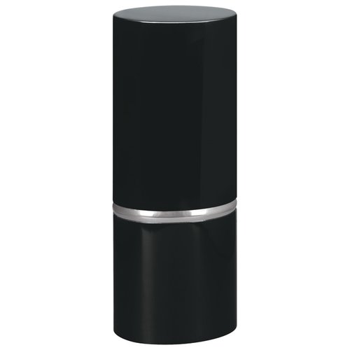 Additional Image 2 - a black cylindrical object with silver band