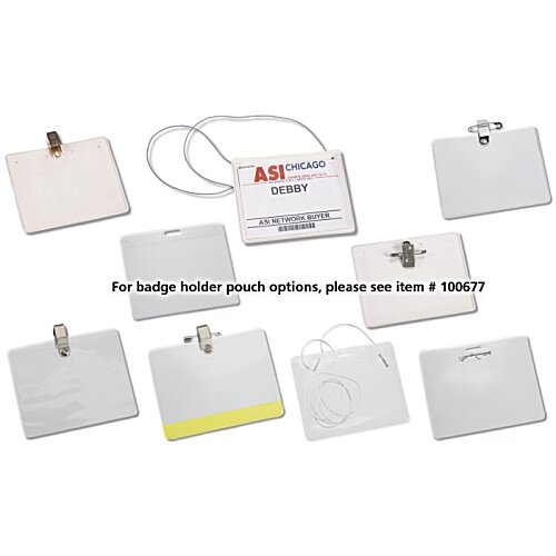 Additional Image 1 - a group of white tags with a yellow and white strip