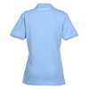 View Image 2 of 2 of Jerzees SpotShield Button Jersey Shirt- Ladies' - Embroidered - 24 hr