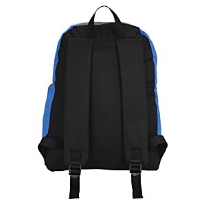 Additional Image 3 - a black and blue backpack