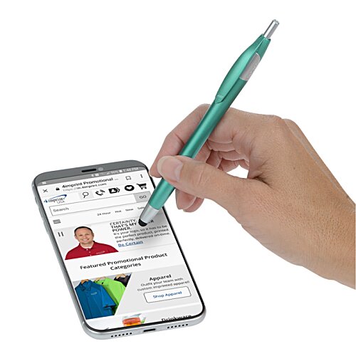 Additional Image 2 - a hand holding a pen over a cellphone