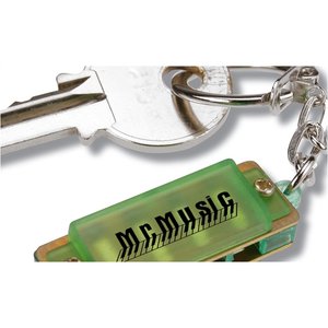 Additional Image 2 - a key chain with a green keychain