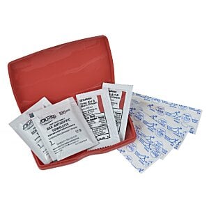Additional Image 1 - a red case with several tickets