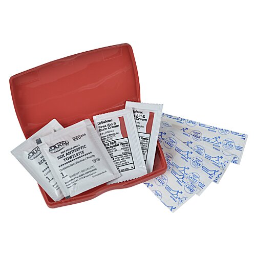 Additional Image 1 - a red case with several tickets