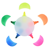 Additional Thumbnail Image 3 - a colorful circle with many colors