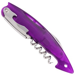 Additional Image 1 - a purple and silver corkscrew
