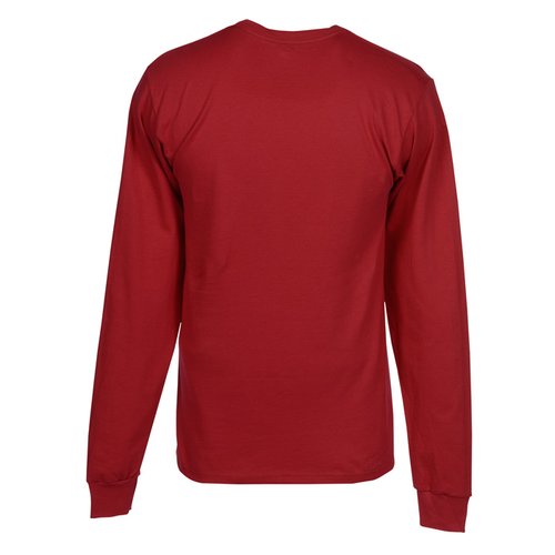 Additional Image 1 - a red long sleeved shirt