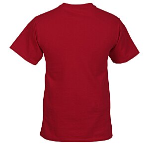 Additional Image 1 - a back of a blue shirt