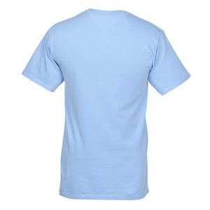 Additional Image 1 - a back of a blue shirt