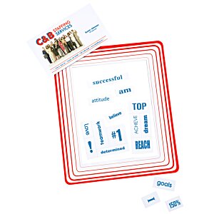 Additional Image 1 - a white paper with blue writing on it