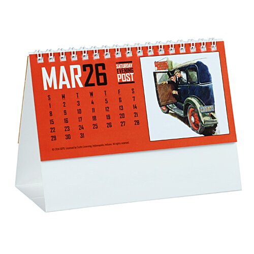 Additional Image 6 - a red and white calendar
