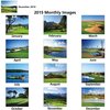 View Image 2 of 2 of Fairways & Greens 2015 Calendar - Spiral - Closeout