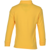 View Image 2 of 3 of Superblend Long Sleeve Pique Polo - Youth