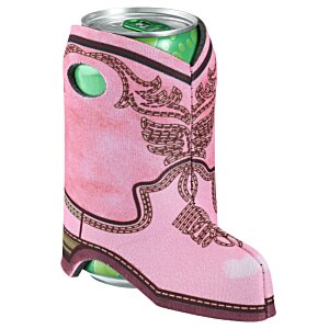 Additional Image 3 - a pink boot with a green center