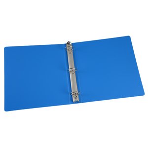 Additional Image 1 - a blue folder with a metal strip