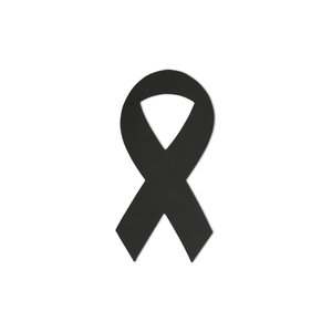 Additional Image 1 - a black ribbon on a white background