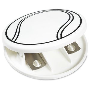 Additional Image 1 - a white round object with a tennis ball on it