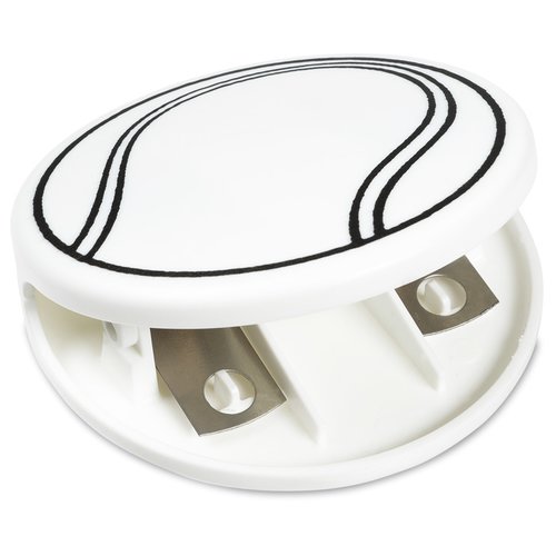 Additional Image 1 - a white round object with a tennis ball on it