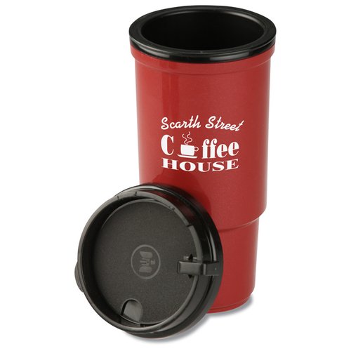 Additional Image 2 - a red and black coffee cup
