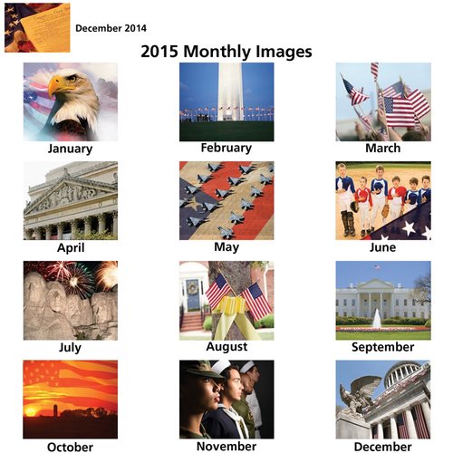 Additional Image 1 - a poster with many square images