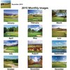View Image 2 of 2 of Golf Landscapes 2015 Calendar - Spiral - Closeout