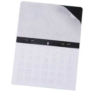 Additional Image 1 - a white paper with black stripe