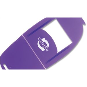 Additional Image 1 - a purple diskette with a white circle