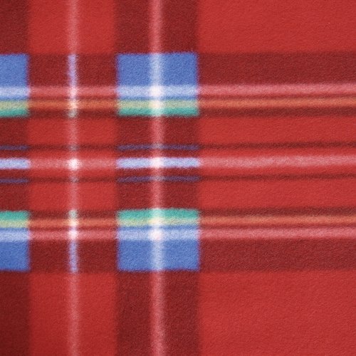 Additional Image 1 - a red and blue plaid with white squares