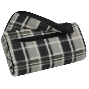 Additional Image 1 - a black and white plaid bag