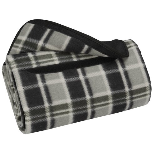 Additional Image 1 - a black and white plaid bag