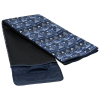 View Image 3 of 4 of Roll-Up Blanket - Canyon Pattern with Navy Flap