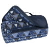 View Image 4 of 4 of Roll-Up Blanket - Canyon Pattern with Navy Flap
