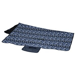 Additional Image 4 - a blue rectangular object with a square pattern