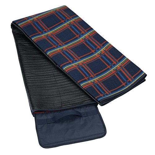 Additional Image 2 - a folded plaid scarf on a white background